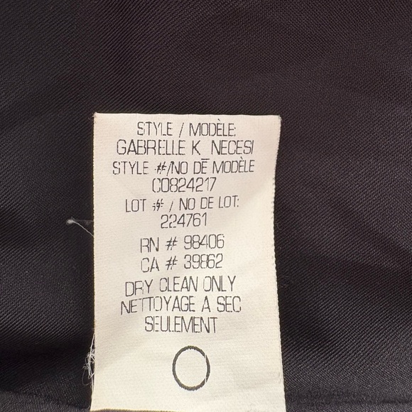 Theory Charcoal / Dark Heather Gray Wool Blend Blazer size 4 - Picture 7 of 7